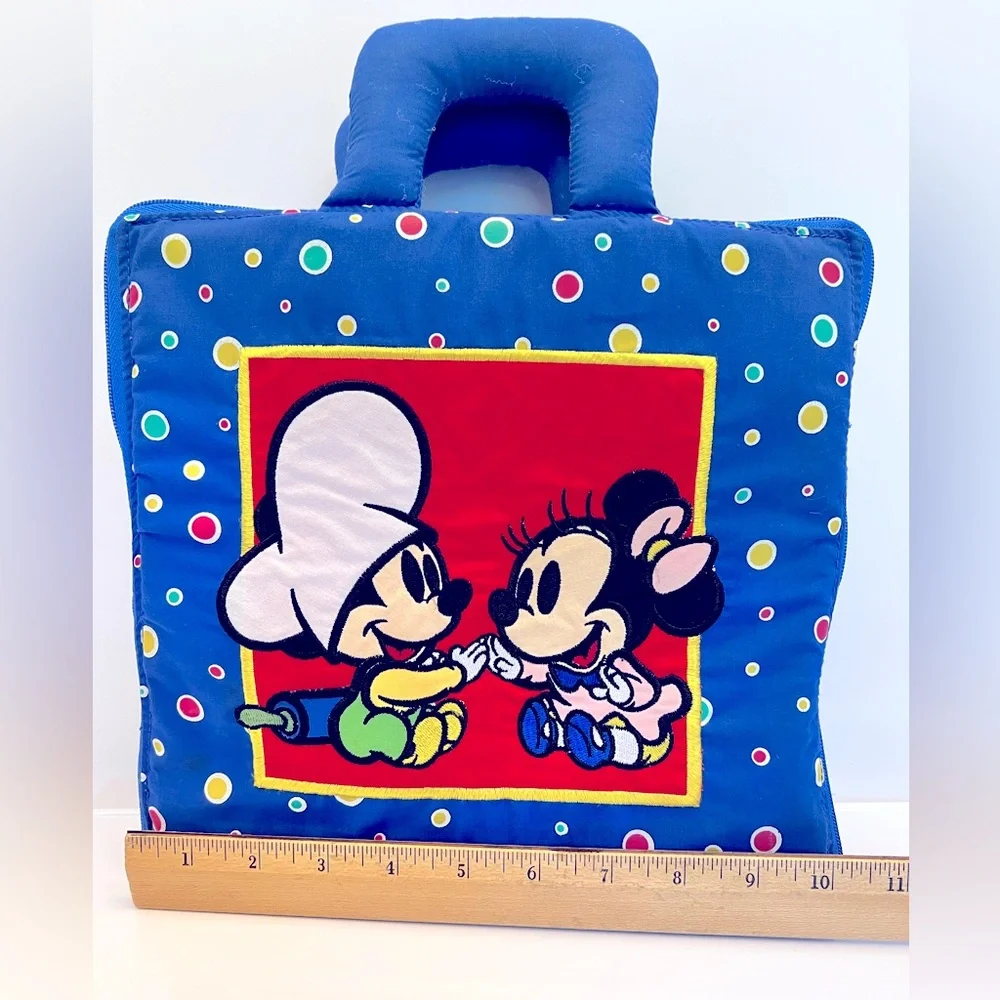 Disney Soft Fabric Zippered Book with Four Nursery Rhymes and Lift/Pull Pages.